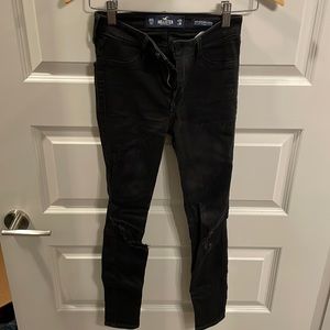 Hollister black high rise jean legging 00S